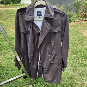 GAP Women's Dark Gray Trench Coat